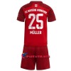 Virallinen Fanipaita + Shortsit FC Bayern München Thomas Muller 25 Kotipelipaita 2021-22 - Lasten